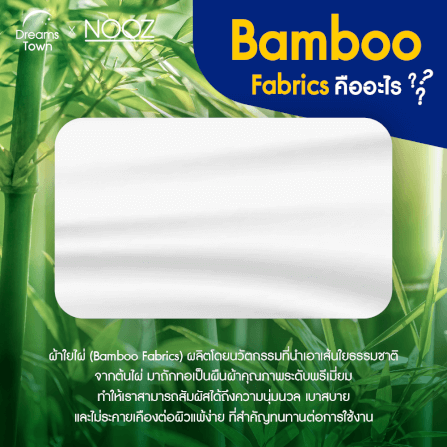 ผ้ารองกันเปื้อน 3.5 ฟุต NOOZ รุ่น COOLING BAMBOO_1